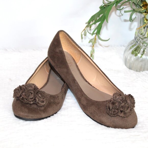 Amanda Blu Flowered Ballet Flats - Picture 2 of 10